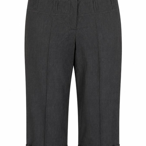 Gonto Womens Grey   Capri Trousers Size L L20 in
