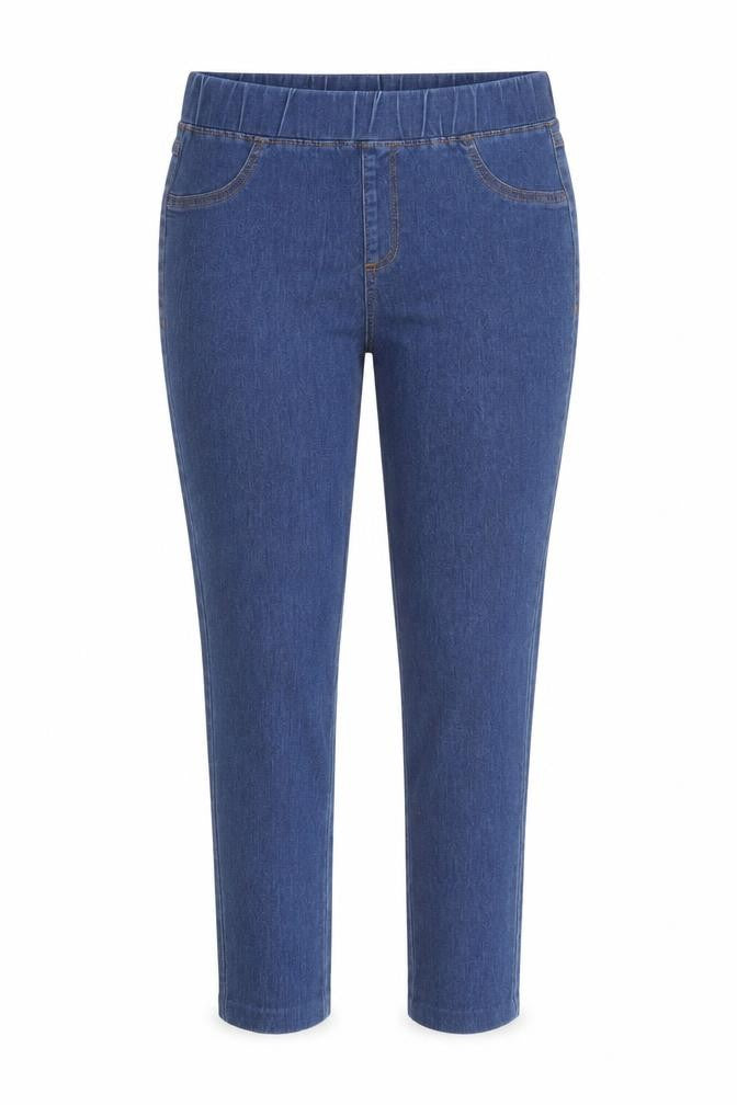 Avon Womens Blue  Denim Cropped Jeans Size M L23 in
