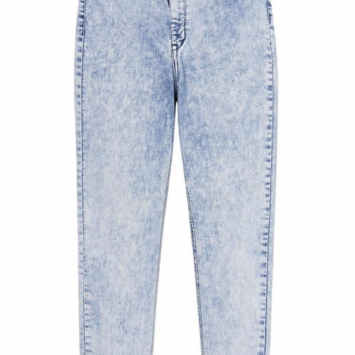 Preworn Womens Blue  Denim Mom Jeans Size M L28 in