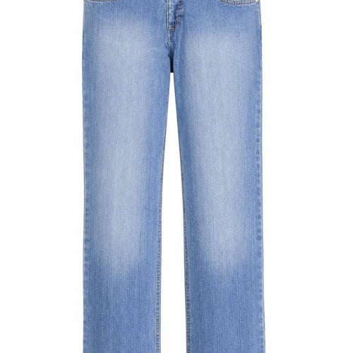 Orange Red Womens Blue  Denim Straight Jeans Size 30 in L30 in