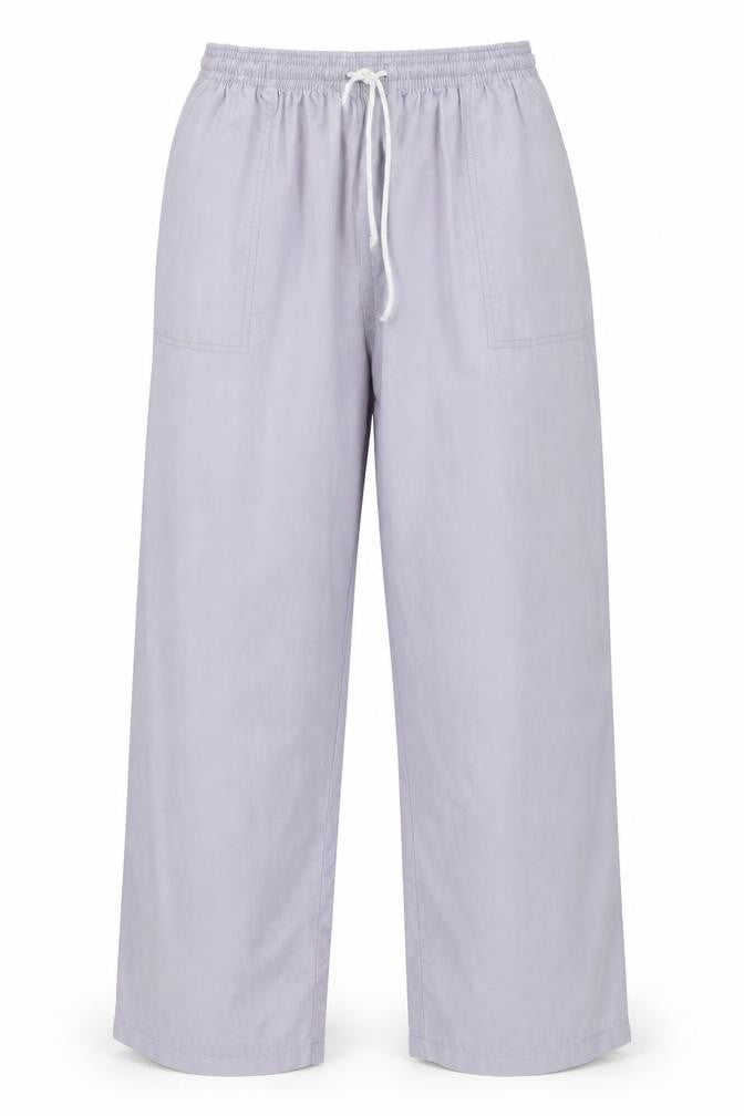 Front view of Meltemi women’s grey trousers, size M, 28-inch leg