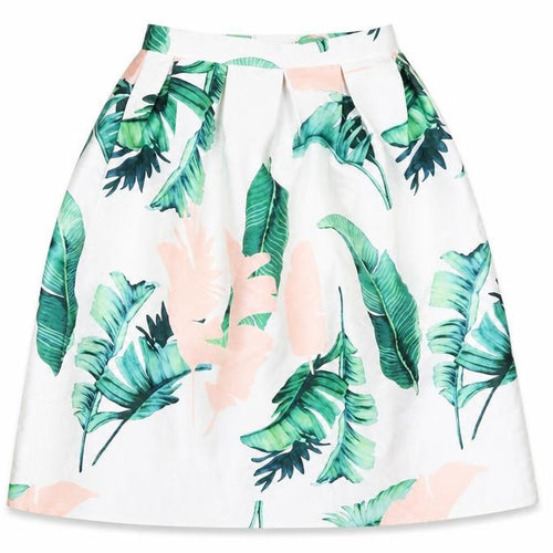 Preworn Womens White   Flare Skirt Size L