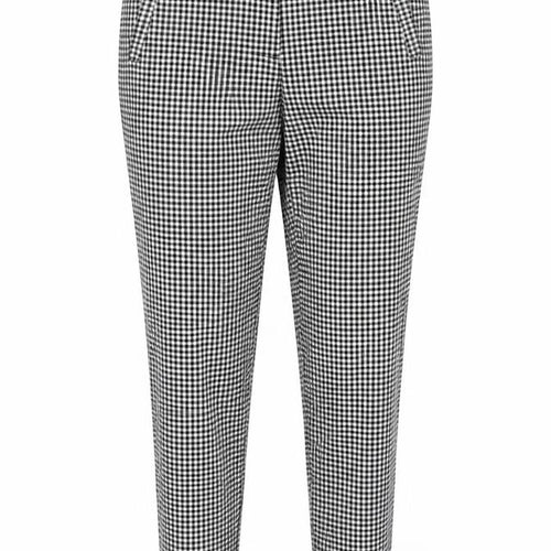 F&F Womens Black Check  Trousers  Size 10 L26 in
