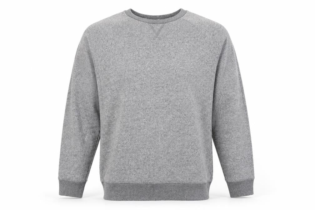 Front view of Topman men’s grey jumper, size S