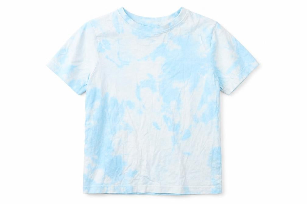Front view of Tu boys’ blue basic t-shirt, size 6, years