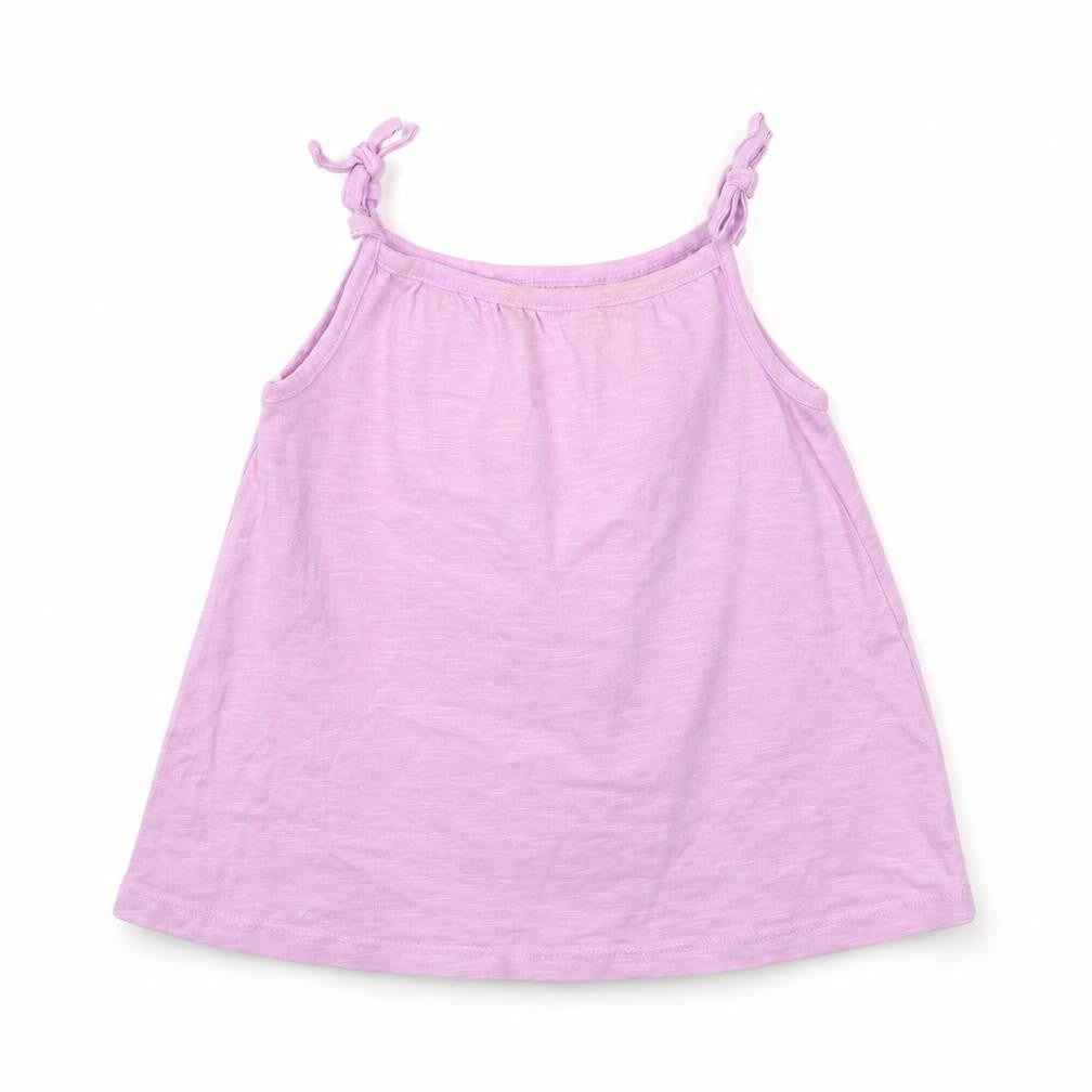 Front view of George girls’ purple basic tank, size 2-3, years