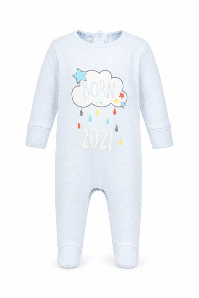 Matalan Baby Blue   Babygrow One-Piece Size 0-3 Months