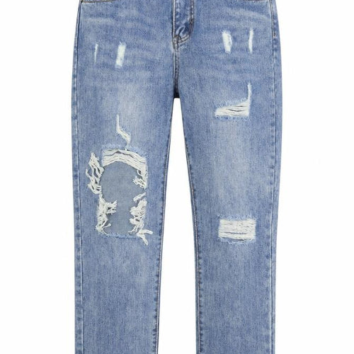 Preworn Womens Blue   Straight Jeans Size L L26 in