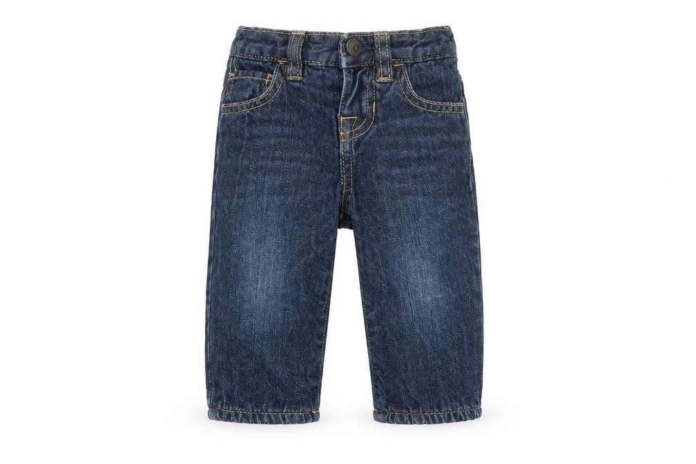 Front view of Gap Baby Blue Jeans, size 3-6, Months