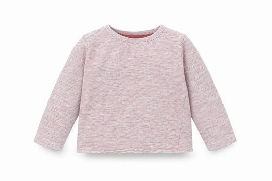 Front view of George Baby Red Striped Basic T-Shirt, size 12-18, Months