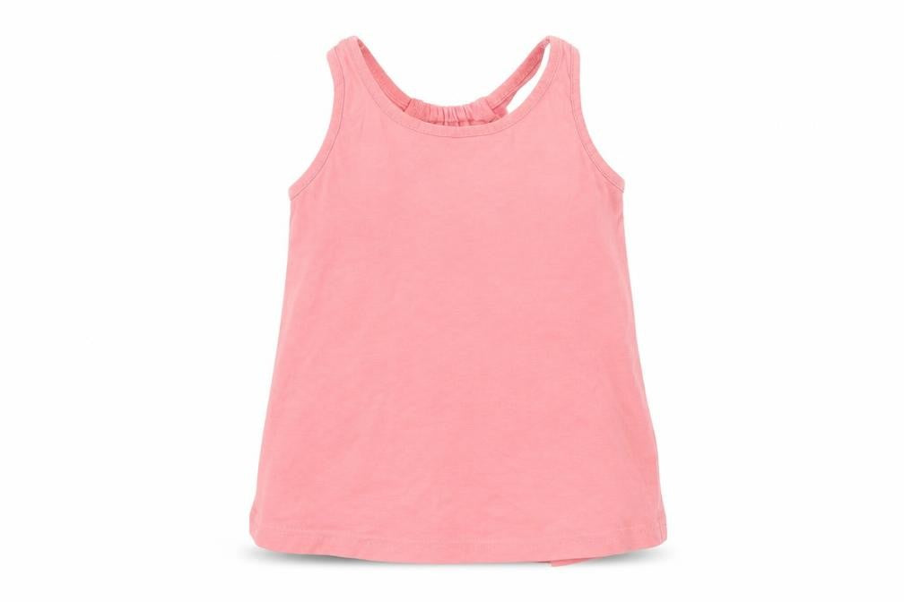 Nutmeg Girls Pink   Basic Tank Size 7-8 Years
