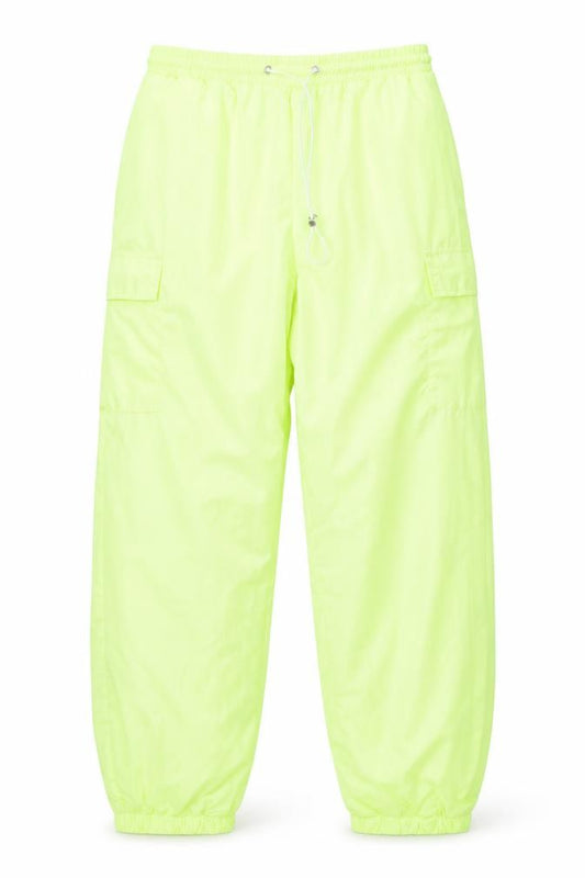 Front view of Fashion Nova women’s green compression trousers, size M, 28.5-inch leg