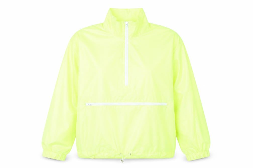 Front view of Fashion Nova women’s green jacket, size M