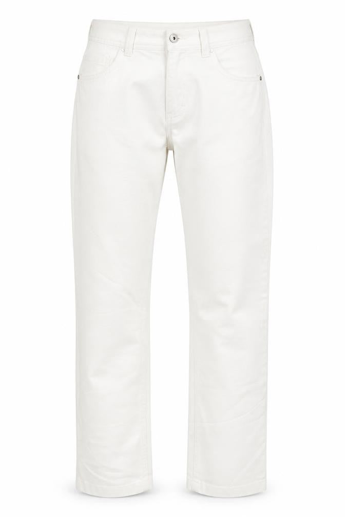 Biaggini Womens White  Denim Straight Jeans Size 30 in L29 in