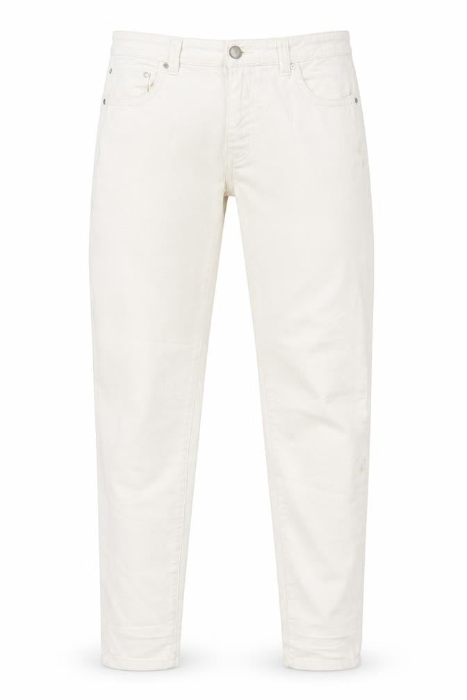 Denim Co.  Womens White  Denim Straight Jeans Size 12 L28 in