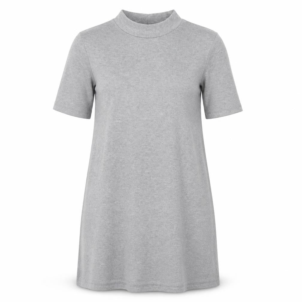Front view of Topshop women’s grey shift, size UK 10