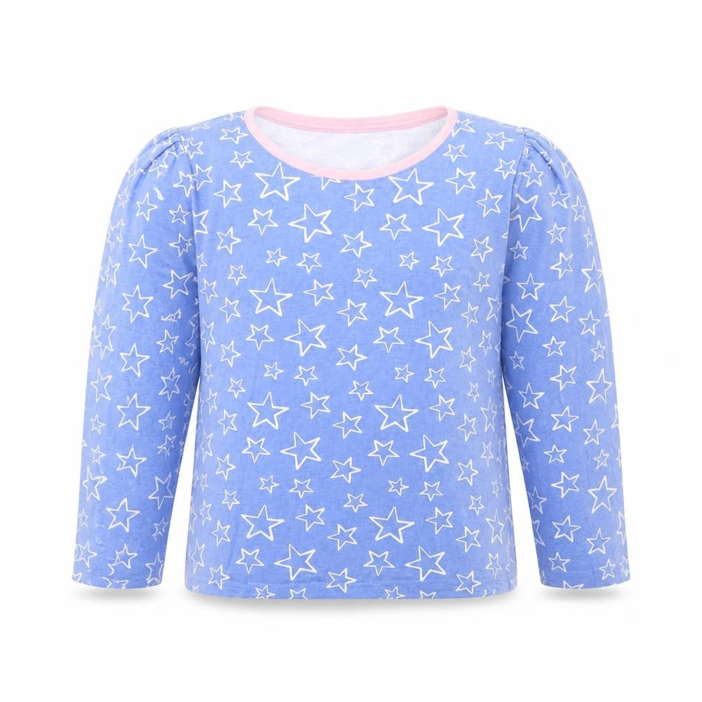 George Girls Blue Spotted  Cami Pyjama Top Size 6 Years