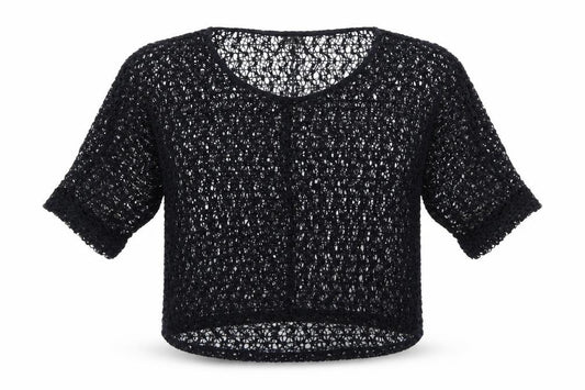 Front view of Next women’s blue jumper, size UK 12