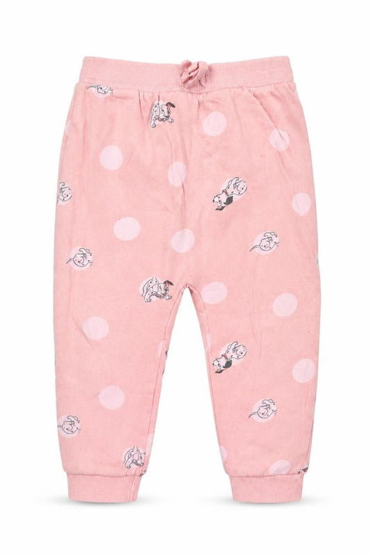 George Girls Pink Geometric Jersey Capri Pyjama Pants Size 2-3 Years  - 101 Dalmatians