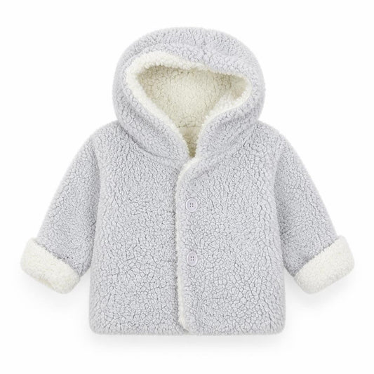 Front view of Matalan Baby Blue Jacket, size 6-9, Months