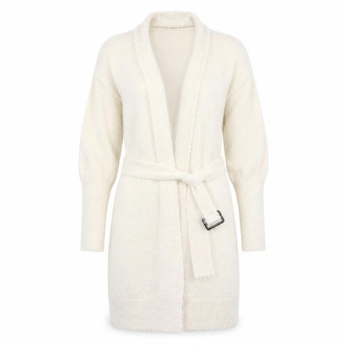 Preworn Womens Beige  Knit Cardigan Jumper Size M