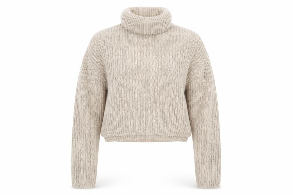 Front view of Missguided women’s brown jumper, size S