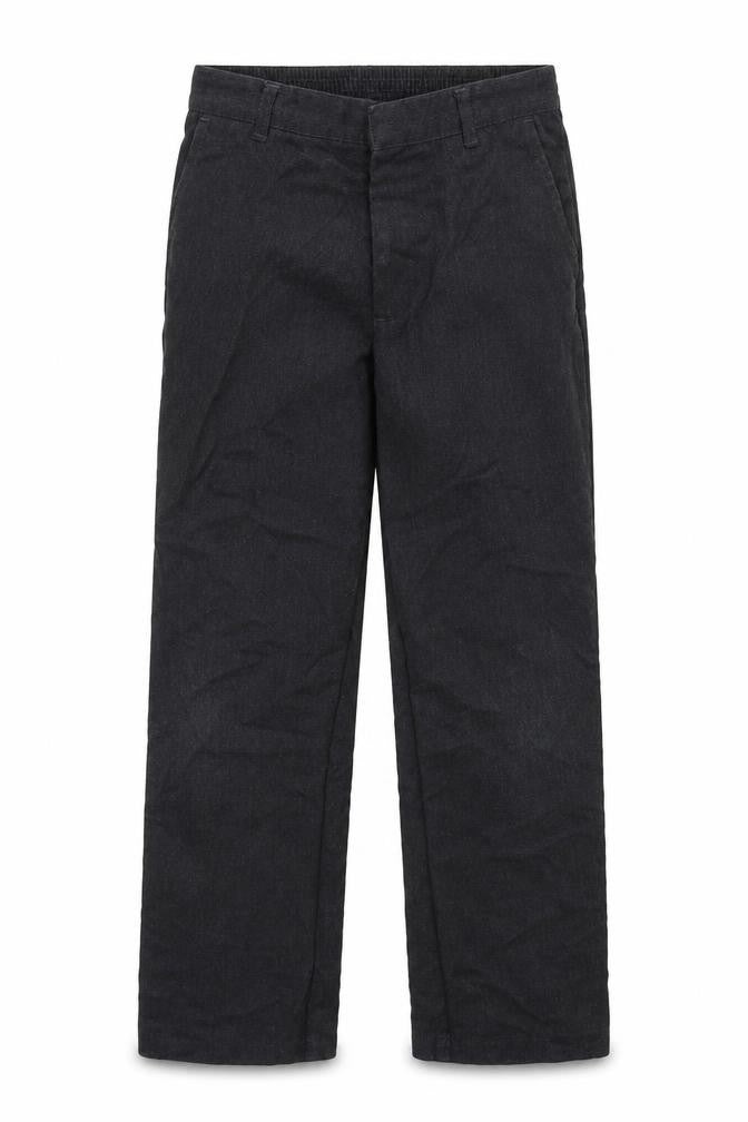 Front view of George boys’ grey trousers, size 9, years