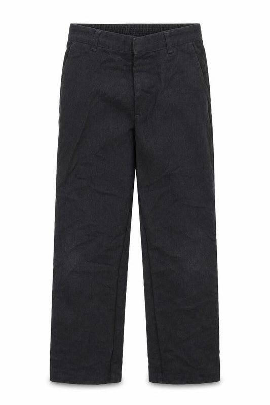 Front view of George boys’ grey trousers, size 9, years