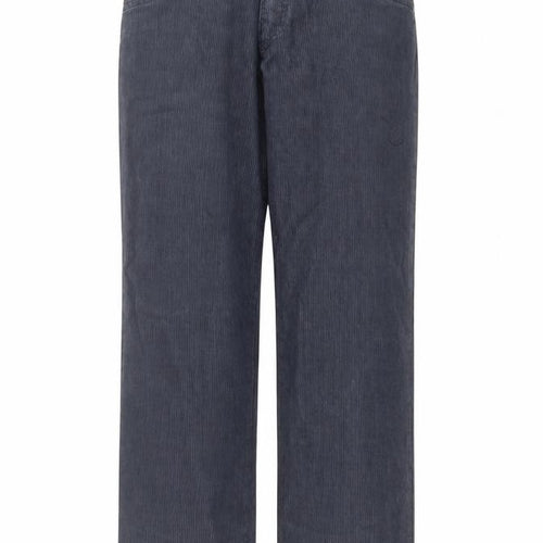 Florentino Womens Blue Striped  Trousers  Size 32 in L30 in