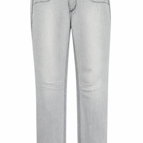 FIVE Womens Grey  Denim Straight Jeans Size 29 in L34 in
