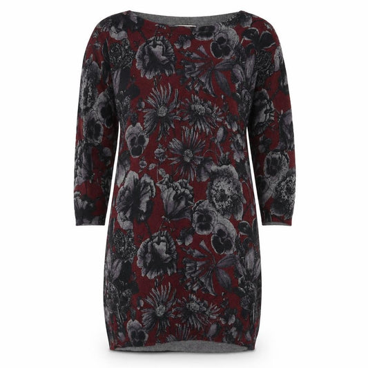 Front view of Next women’s red a-line, size UK 12