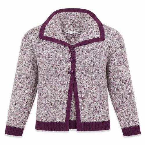 Elizabeth & SCOTT Womens Purple   Cardigan Jumper Size M