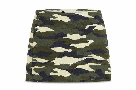 H&M  Womens Green Camouflage  A-Line Skirt Size S