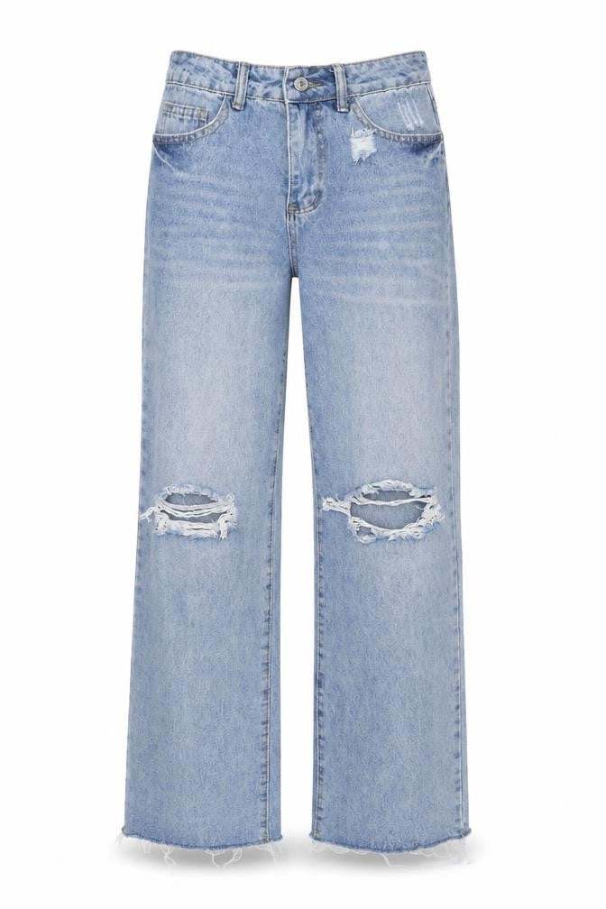 SheIn Womens Blue   Straight Jeans Size XS L30 in