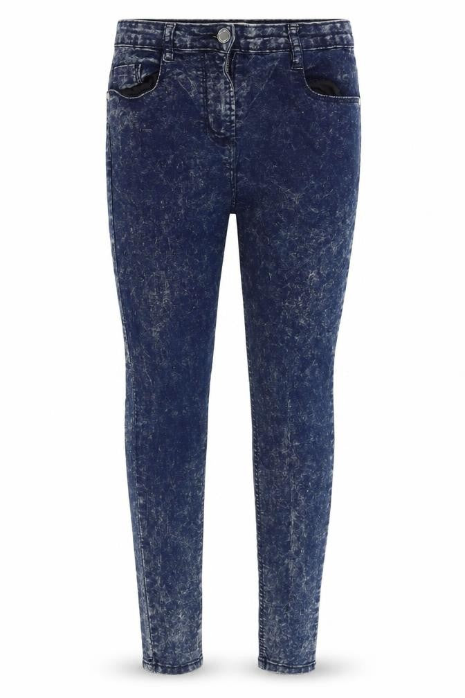 Front view of Matalan girls’ blue jegging jeans, size 11, years
