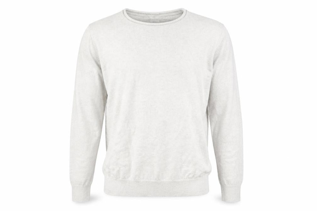 Front view of Gap men’s grey jumper, size M