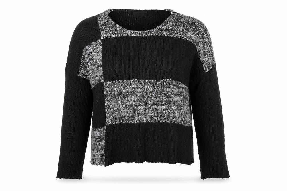 Front view of Capri women’s black jumper, size S