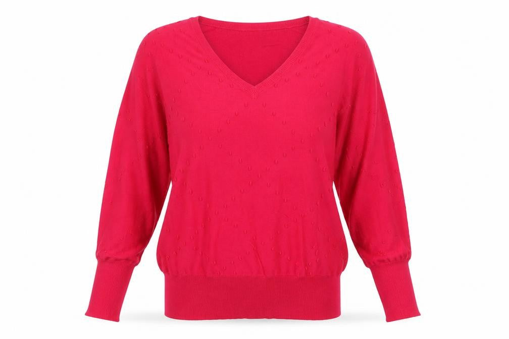Front view of Next women’s pink polka dot basic t-shirt, size S