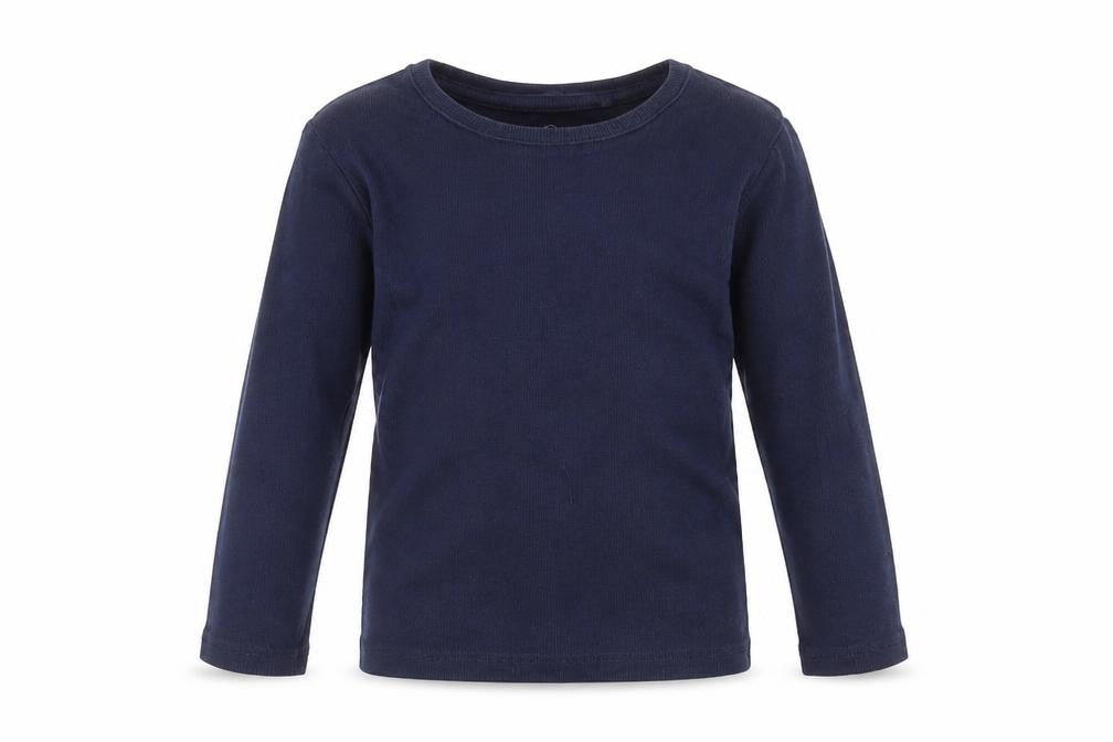 Front view of Next boys’ blue basic t-shirt, size 5, years
