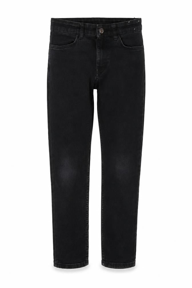 &Denim Girls Black  Denim Straight Jeans Size 7-8 Years