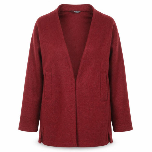 Front view of Principles women’s red jacket, size UK 14