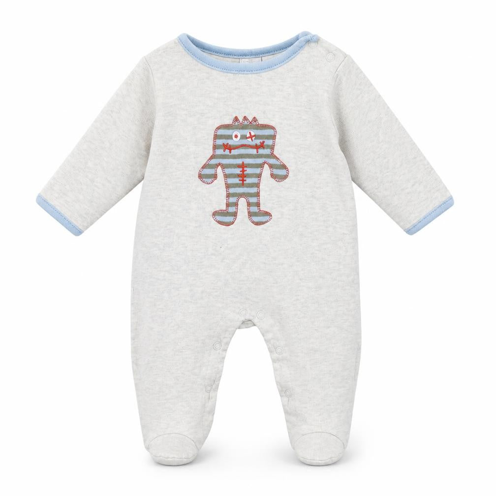 New Look Boys Grey   Babygrow One-Piece Size 0-3 Months