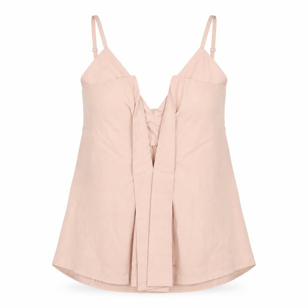 ASOS Womens Pink   Camisole Blouse Size 8  - Plunge back