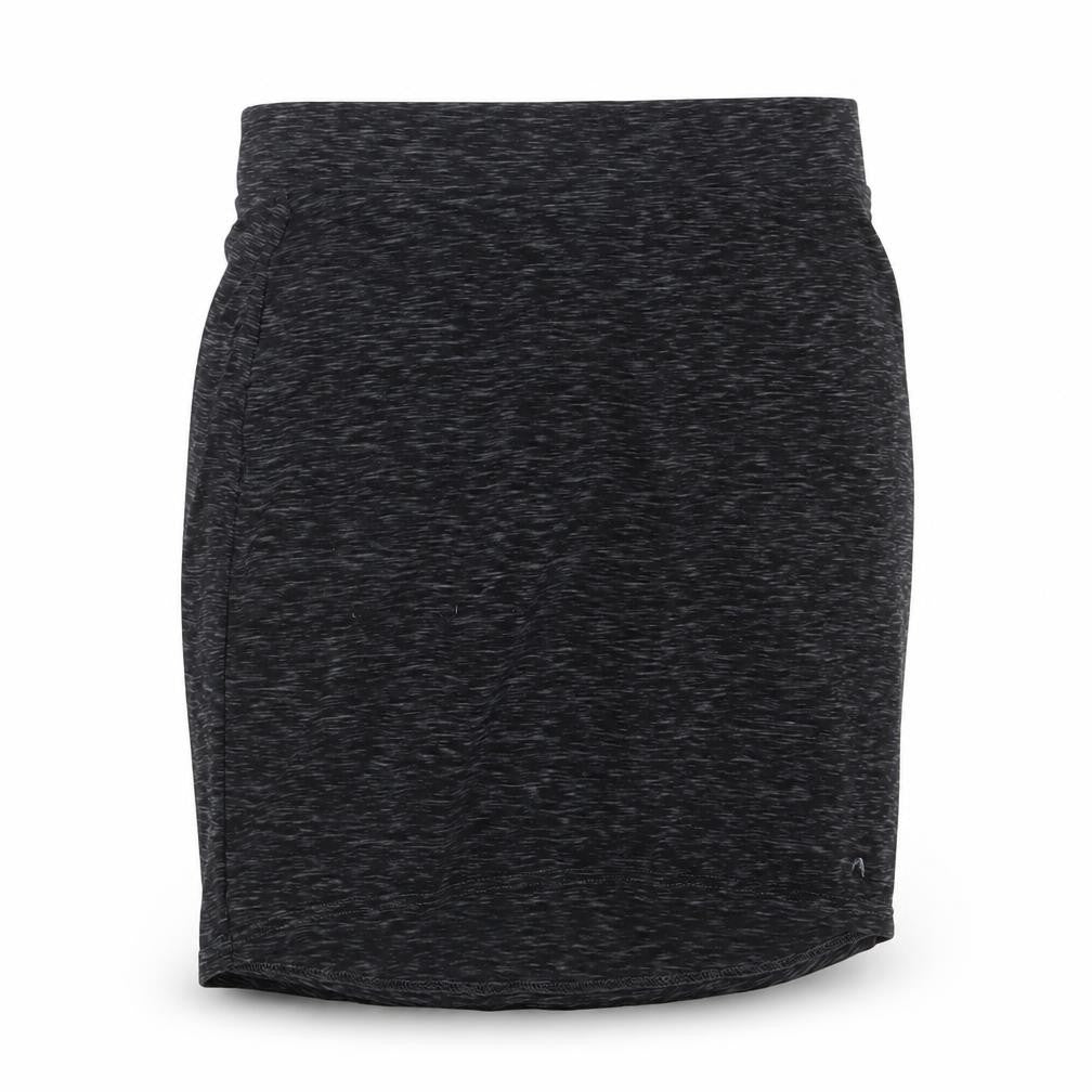 Front view of H&M women’s black straight & pencil skirt, size S