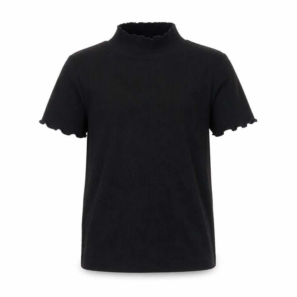 Front view of Primark girls’ black basic blouse, size 12, years