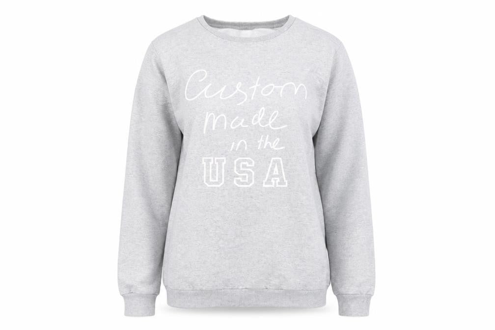 Front view of Preworn women’s grey jumper, size S