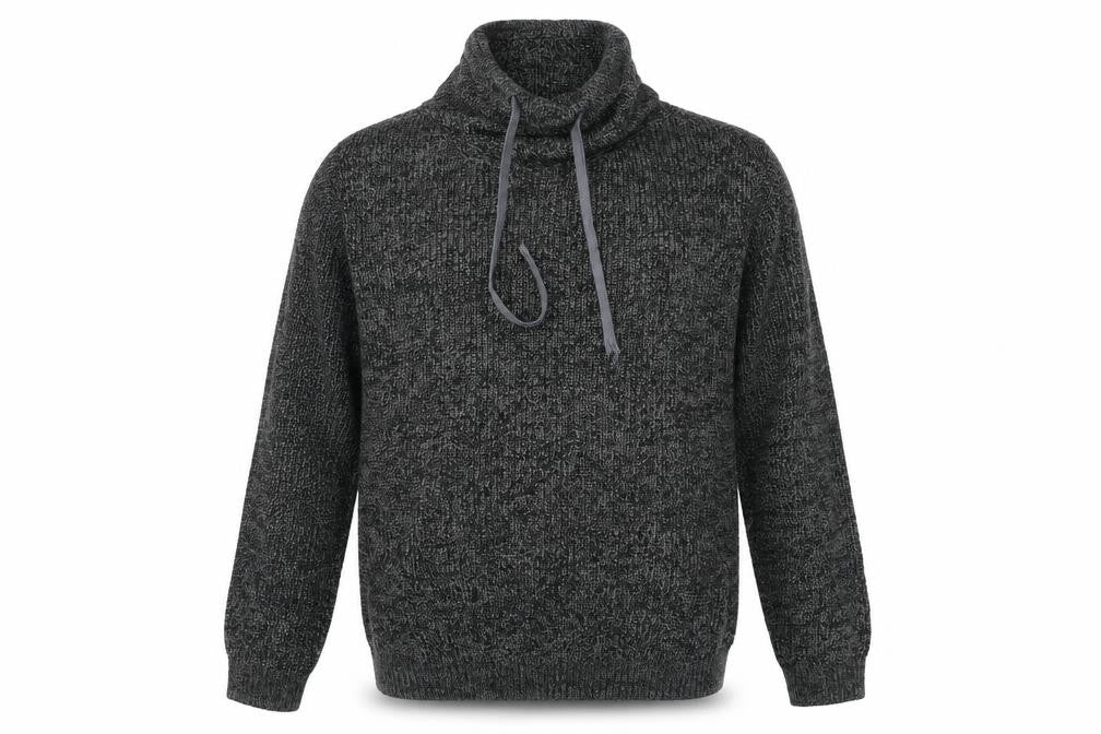 Front view of Urban Reef men’s grey knit jumper, size L