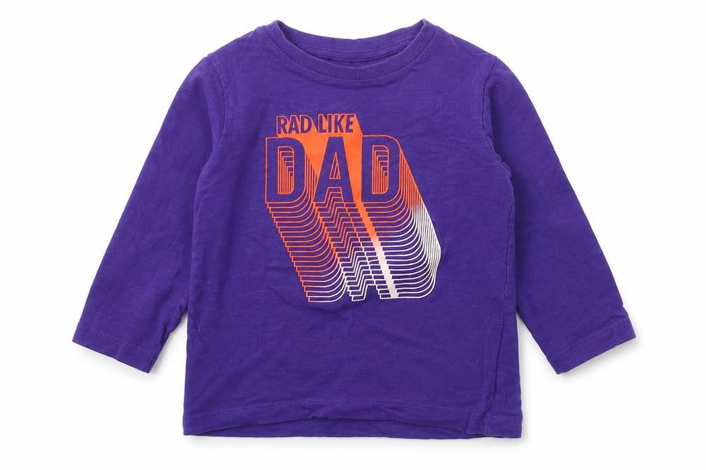 NEXT Girls Purple  Jersey Basic T-Shirt Size 12-18 Months  - Rad Like Dad