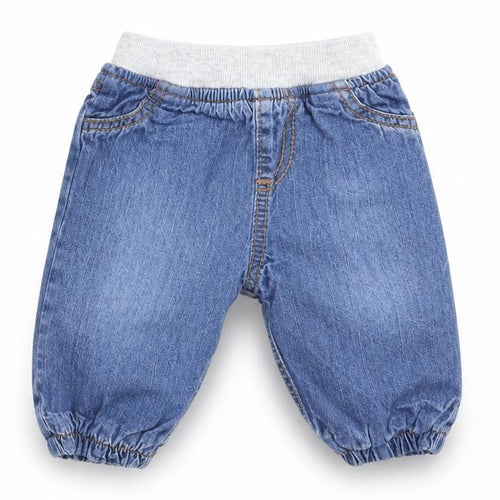 F&F Boys Blue   Cargo Trousers Size 3-6 Months