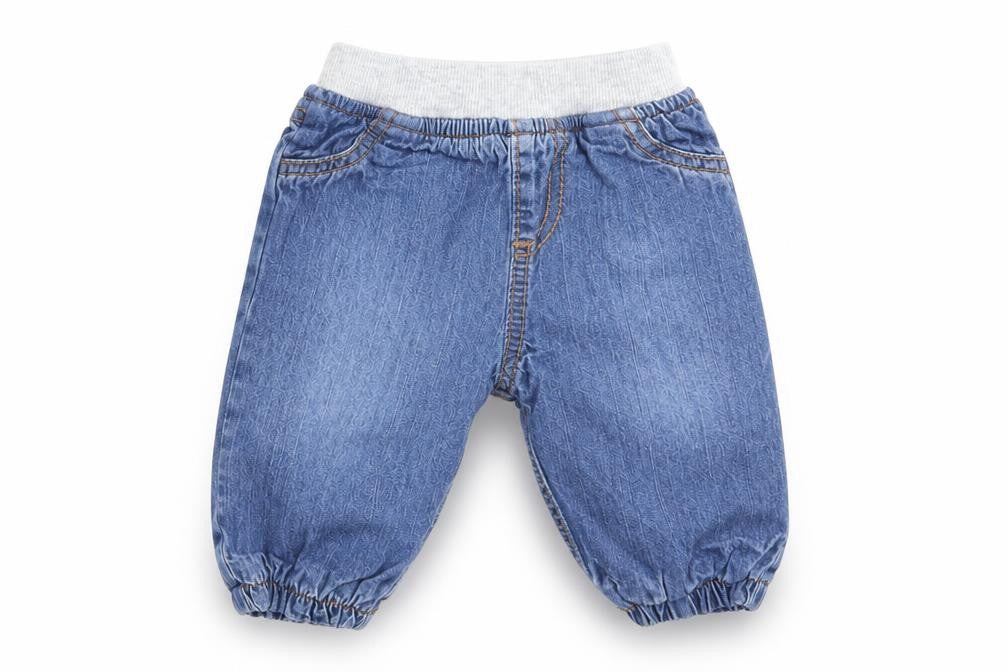 F&F Boys Blue   Cargo Trousers Size 3-6 Months
